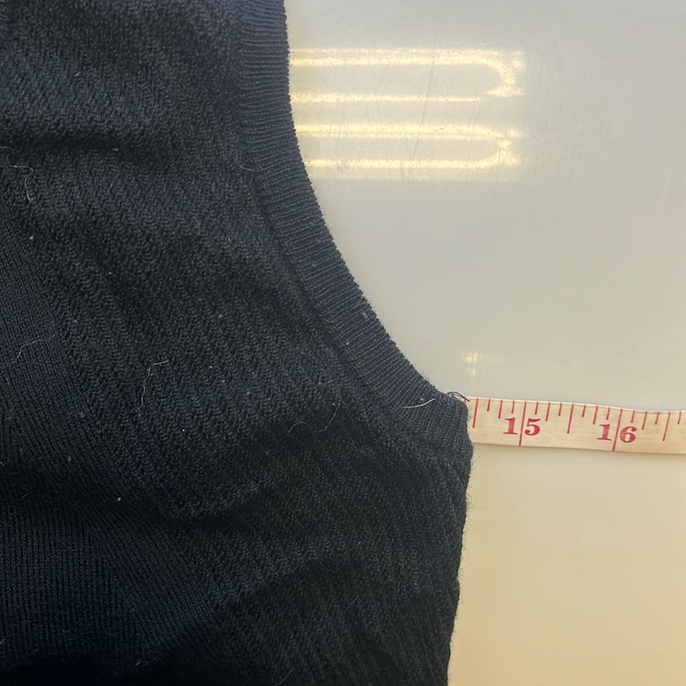 Athleta Extra Fine Merino Wool River Rib Sweater Dress N150-35 - Picture 6 of 8